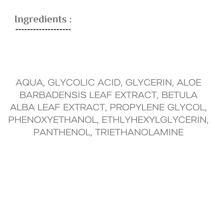 Bionnex The Nordea Glycolic Acid Tonic - 100ml | بايونيكس تونر غلايكوليك اسيد - 100 مل