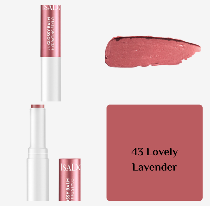 Isadora Glossy Balm Hydrating Stylo Lipgloss  - 1.6g | ايزادورا مرطب شفاه مع لون - 1.6 غرام
