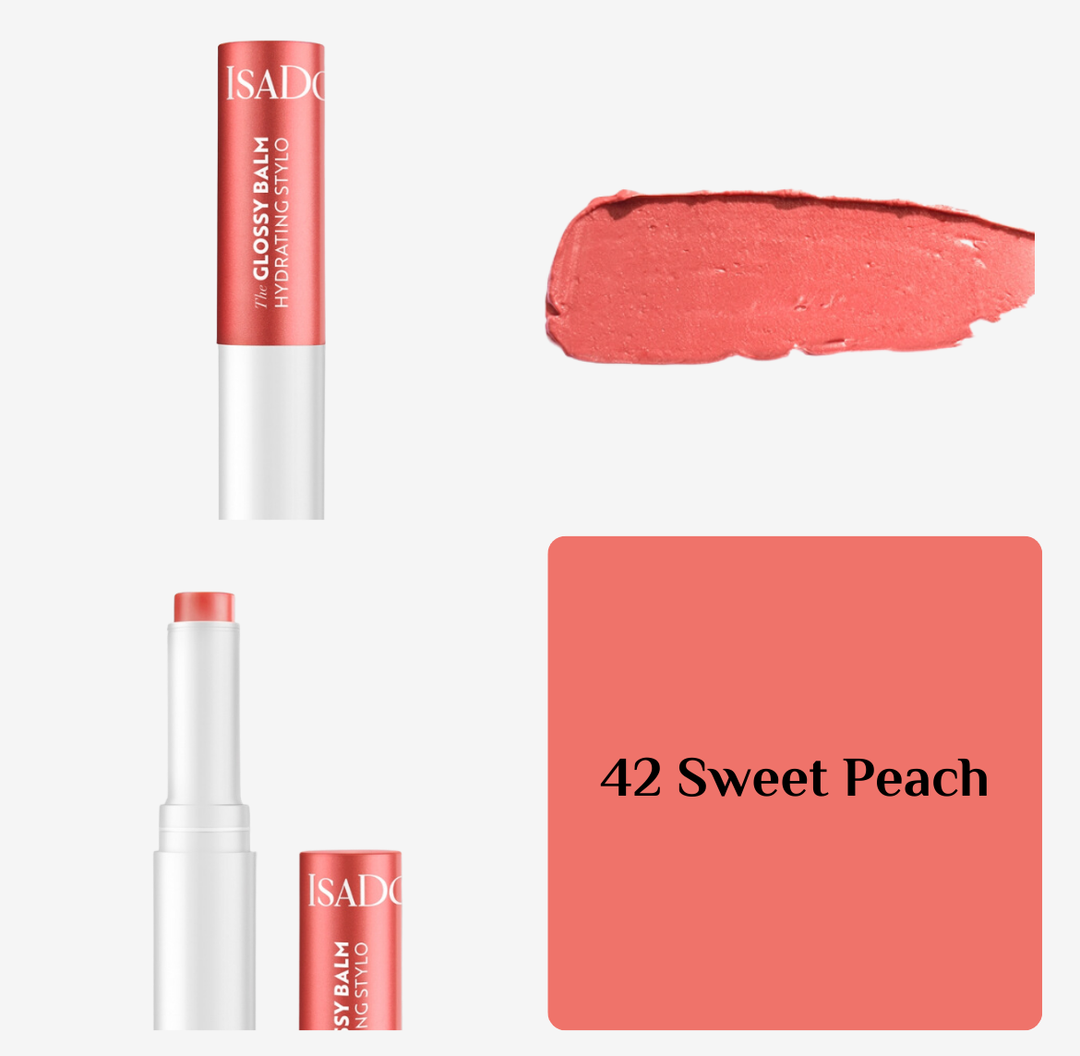 Isadora Glossy Balm Hydrating Stylo Lipgloss  - 1.6g | ايزادورا مرطب شفاه مع لون - 1.6 غرام