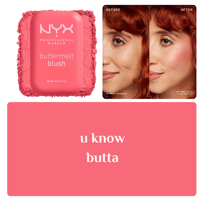 NYX Buttermelt Blush - 5g | ان واي اكس بلاش - ٥ غرام
