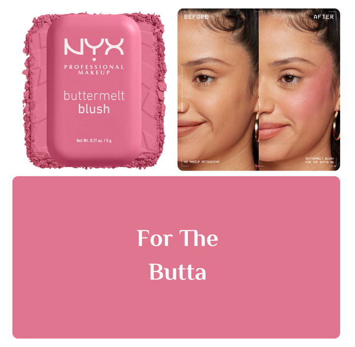 NYX Buttermelt Blush - 5g | ان واي اكس بلاش - ٥ غرام
