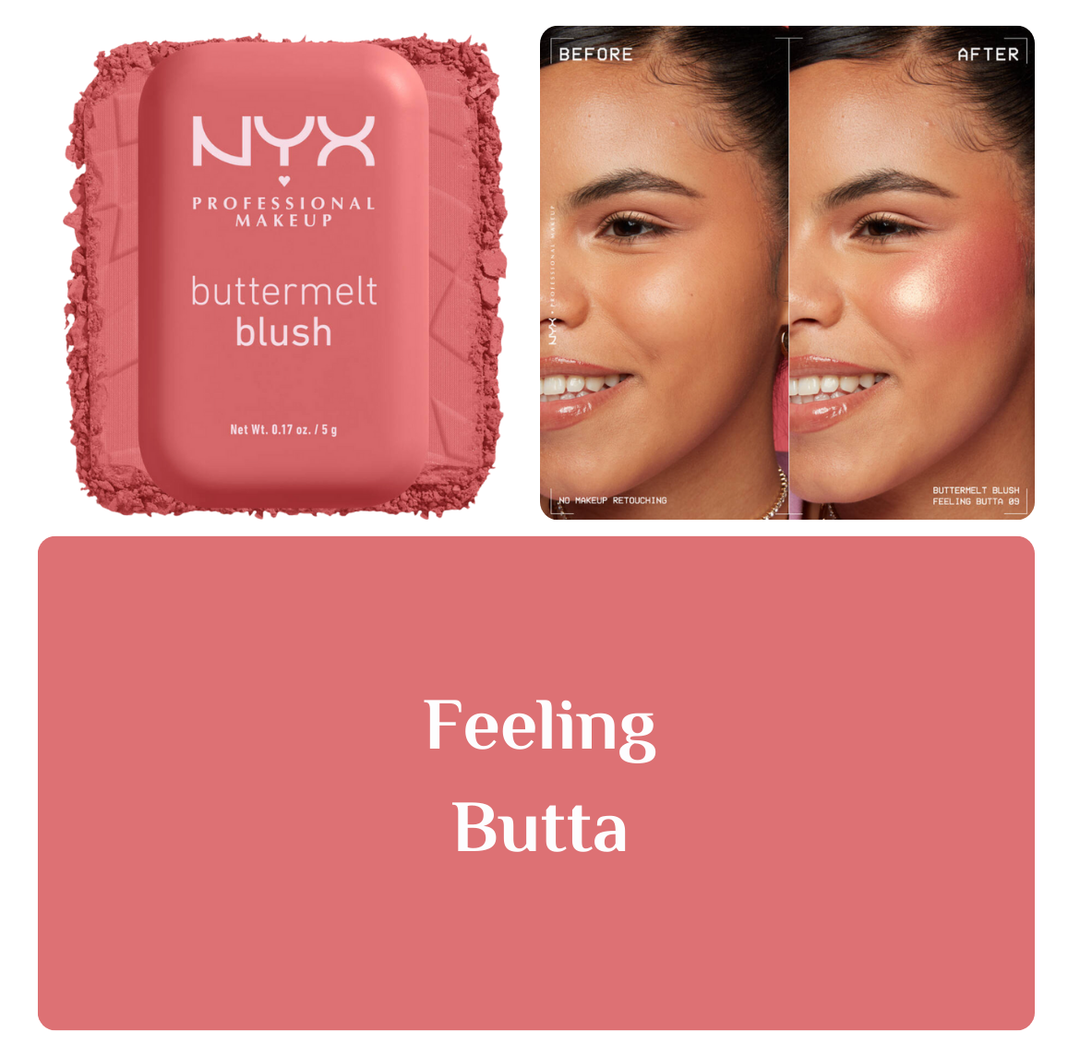 NYX Buttermelt Blush - 5g | ان واي اكس بلاش - ٥ غرام