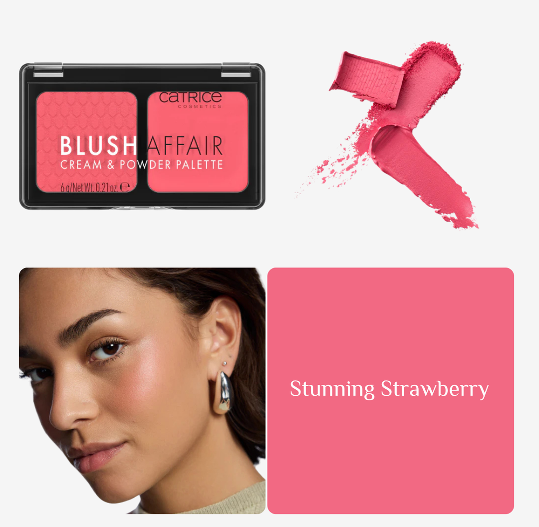 Catrice Blush Affair Cream & Powder Palette - 6g | كاتريس باليت بلاش كريمي و بودرة - 6 غرام