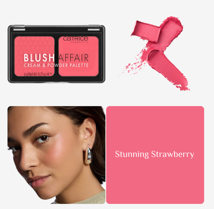 Catrice Blush Affair Cream & Powder Palette - 6g | كاتريس باليت بلاش كريمي و بودرة - 6 غرام
