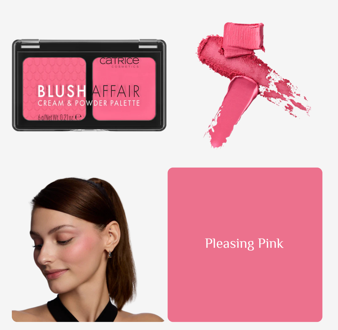 Catrice Blush Affair Cream & Powder Palette - 6g | كاتريس باليت بلاش كريمي و بودرة - 6 غرام