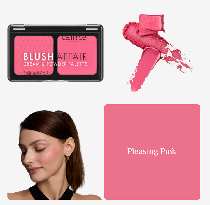 Catrice Blush Affair Cream & Powder Palette - 6g | كاتريس باليت بلاش كريمي و بودرة - 6 غرام