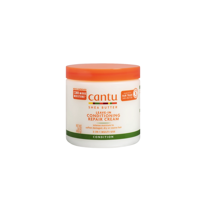 Cantu Shea Butter Leave-In Conditioning Repair Cream - 453g | كانتو كريم ليف ان بزبدة الشيا - 453 غرام