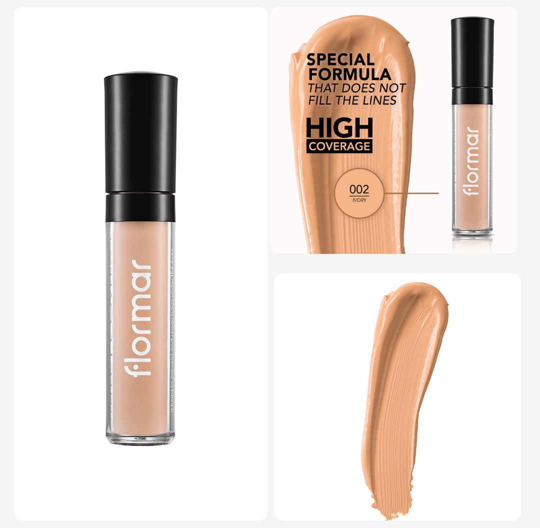 Flormar Perfect Concealer - 5ml | فلورمار كونسيلر بتغطية مثالية - 5 مل
