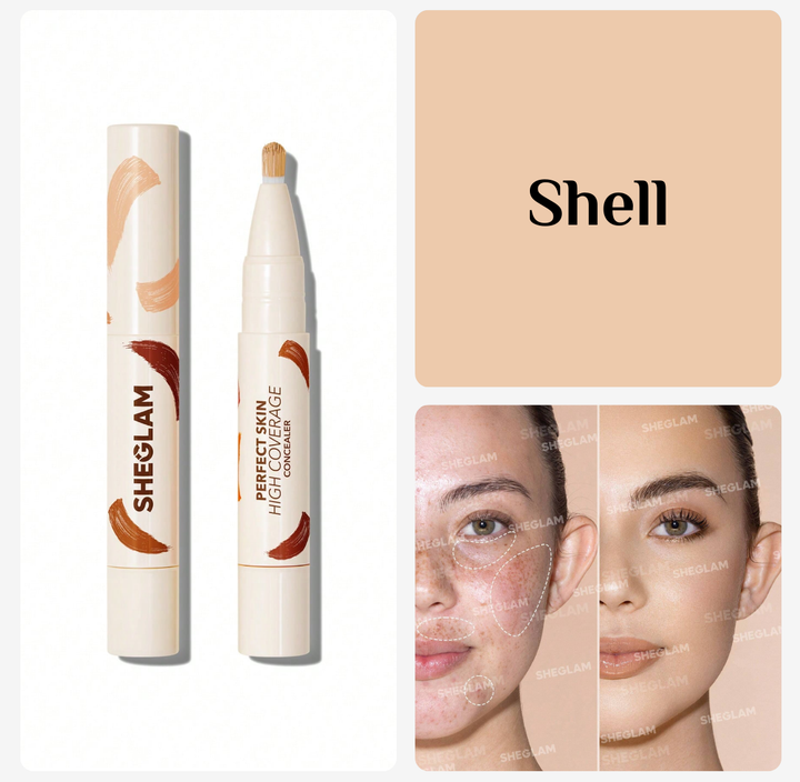 SHEGLAM PERFECT SKIN HIGH COVERAGE CONCEALER - 4.5g | شيكلام كونسيلر تغطية عالية - 4.5 غ