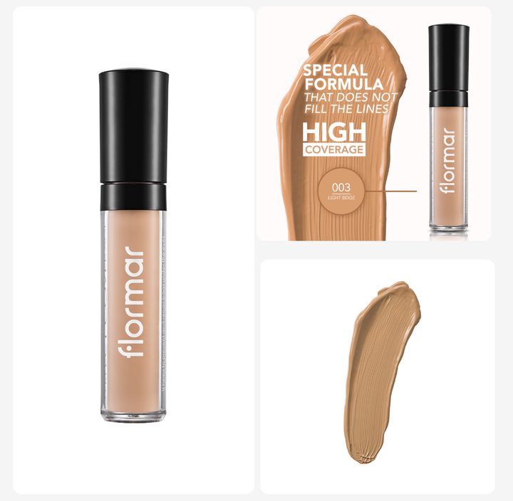 Flormar Perfect Concealer - 5ml | فلورمار كونسيلر بتغطية مثالية - 5 مل