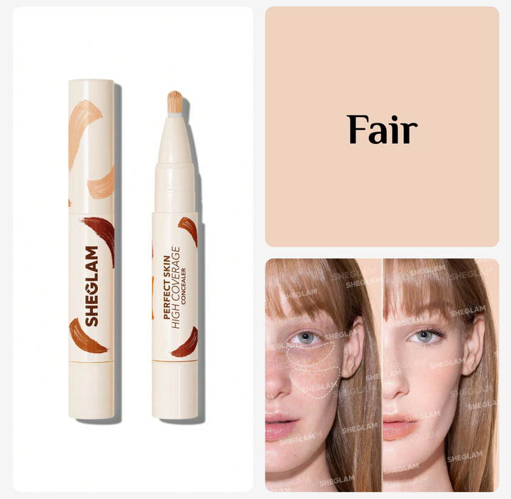 SHEGLAM PERFECT SKIN HIGH COVERAGE CONCEALER - 4.5g | شيكلام كونسيلر تغطية عالية - 4.5 غ