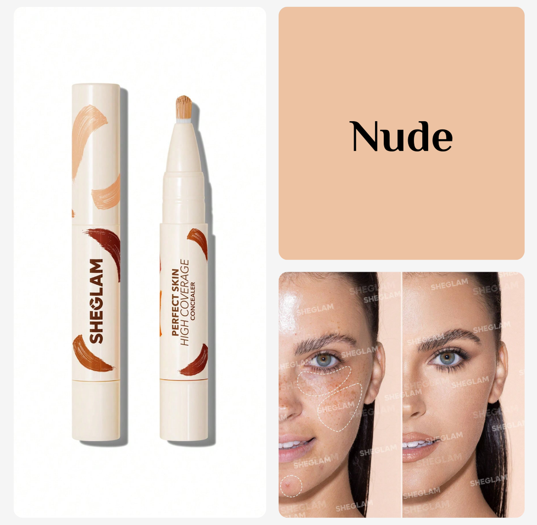 SHEGLAM PERFECT SKIN HIGH COVERAGE CONCEALER - 4.5g | شيكلام كونسيلر تغطية عالية - 4.5 غ
