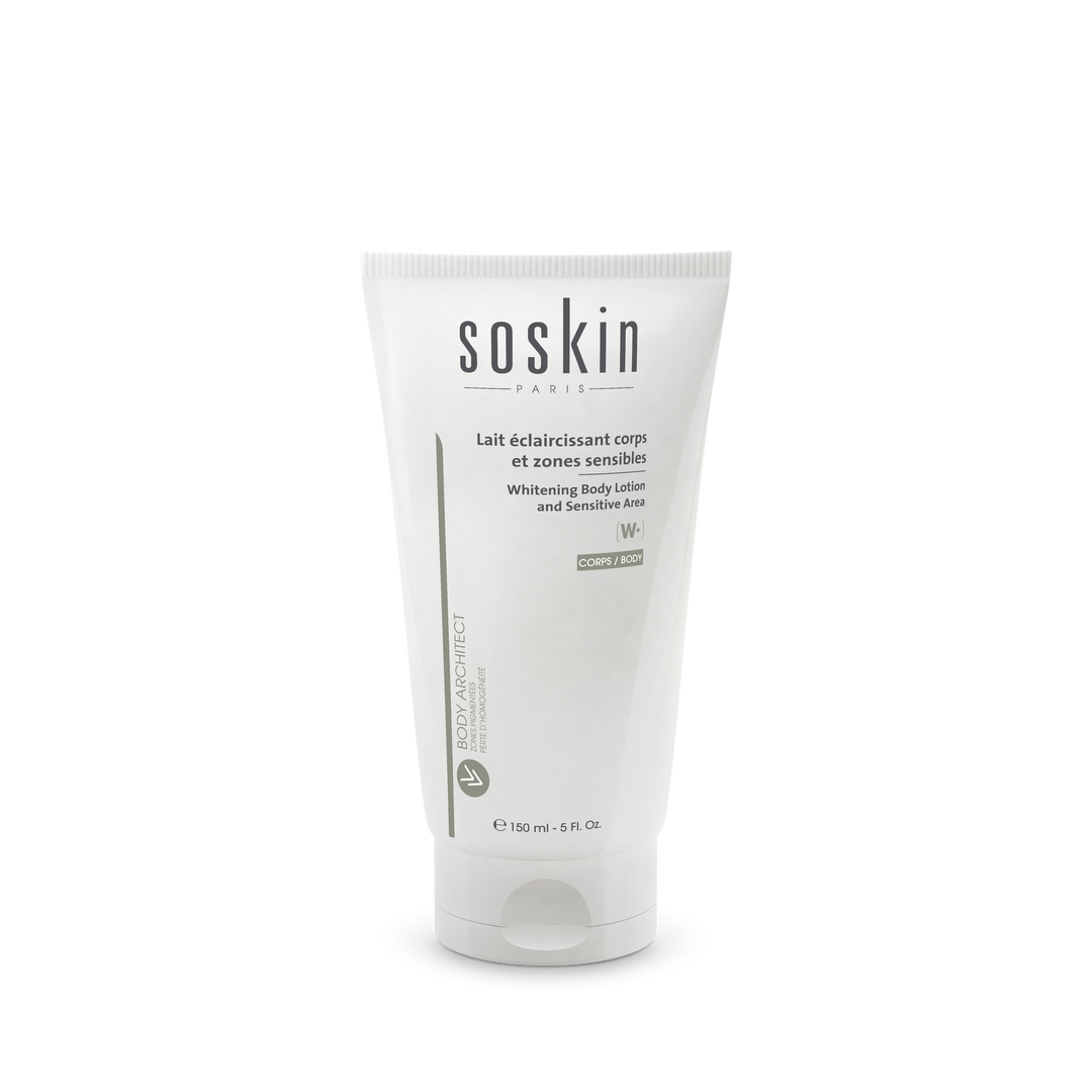 Soskin Whitening Body Lotion And Sensitive Area - 150ml | سوسكين لوشن مفتح للجسم و المناطق الحساسة - ١٥٠ مل