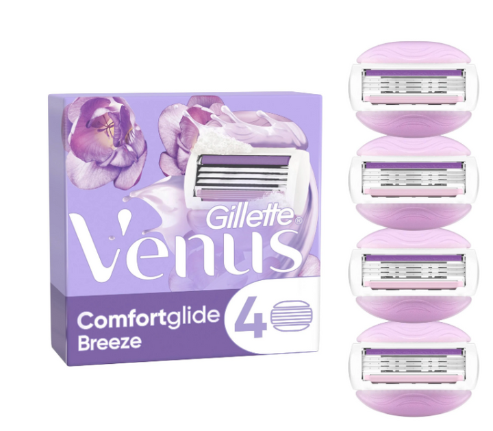 Gillette Venus Breeze Razor Blade Refills | جيليت ٤ رؤوس حلاقة