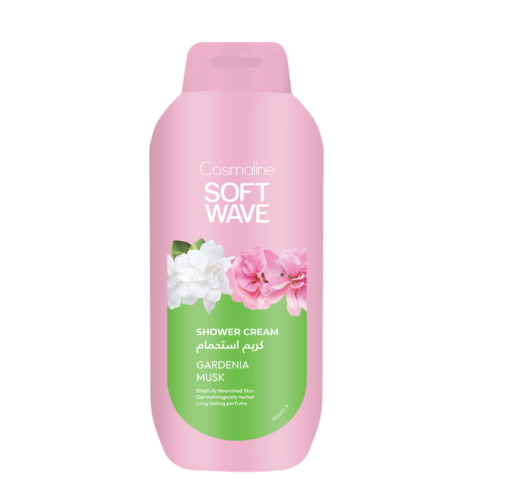 COSMALINE Shower Gel Gardenia Musk - 650ml | كوزمالين جل استحمام بالجاردينيا و المسك - 650 مل