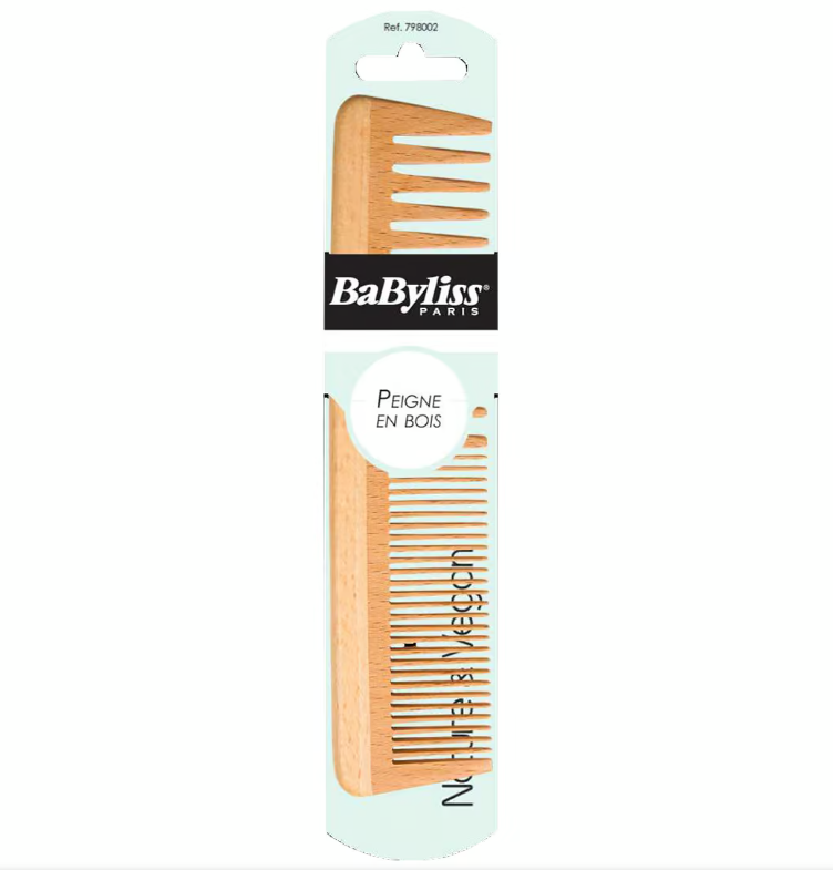 BaByliss Wooden Comb | بيبي ليس مشط خشبي