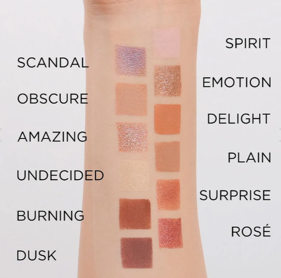 EVELINE Nudes Shocking Paleta - 9.6g | ايفلين باليت اي شادو - 9.6 غرام