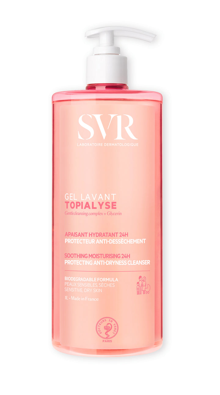 SVR Topialyse  Cleansing Gel Dry And Sensitive Skins - 400ml | اس في ار غسول للبشرة الجافة و الحساسة - 400 مل