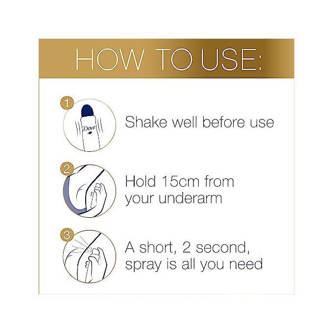 Dove Go Fresh Moisturising Cream Apple & White Tea Scent 48H - 250ml | بخاخ دوف جو فريش كريم مرطب برائحة التفاح والشاي الأبيض – حماية لمدة 48 ساعة – 250 مل