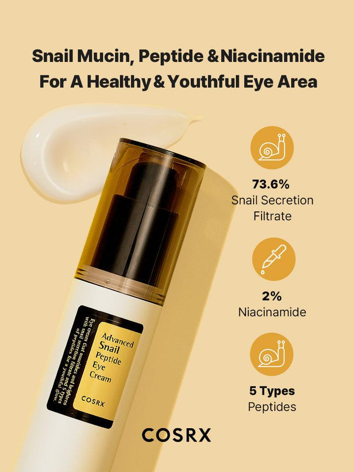 Pêşketî ya Snail Peptide Eye Cream - 25ml | Pêşketî ya Snail Peptide Eye Cream - 25 ml