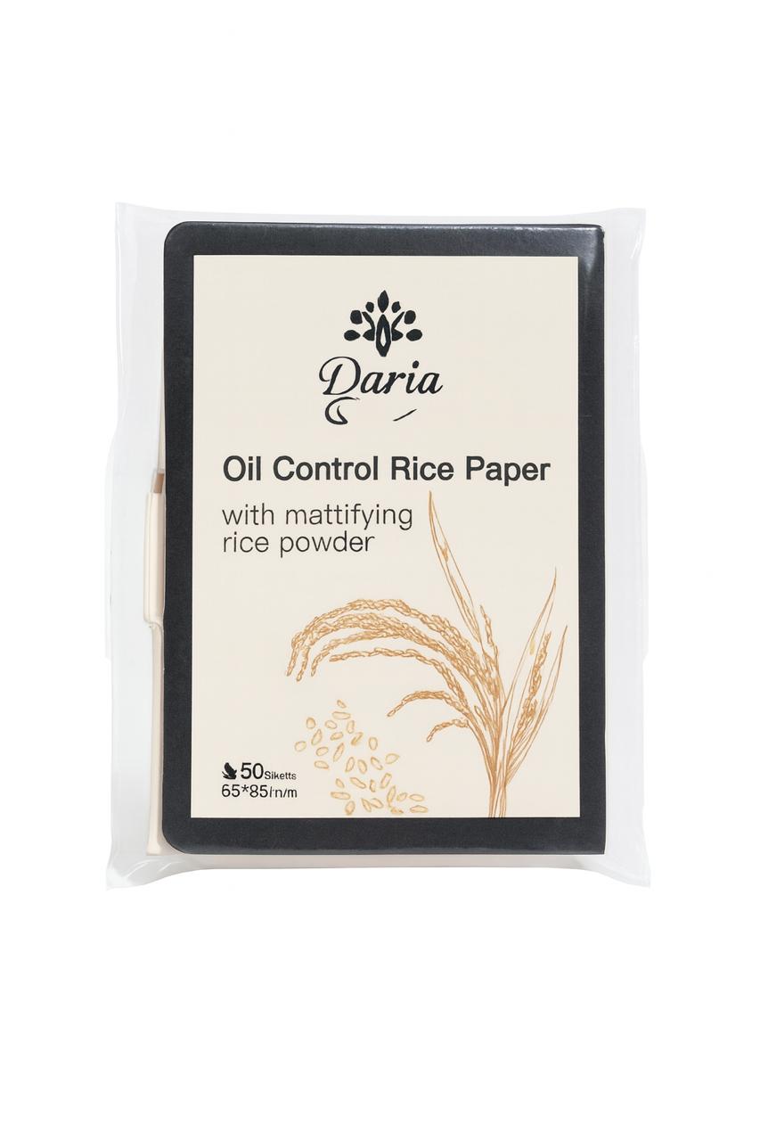 Daria Oil Control Rice Paper - 50Sheets 55*85mm | داريا ورق امتصاص زيوت الوجه - 50 ورقة