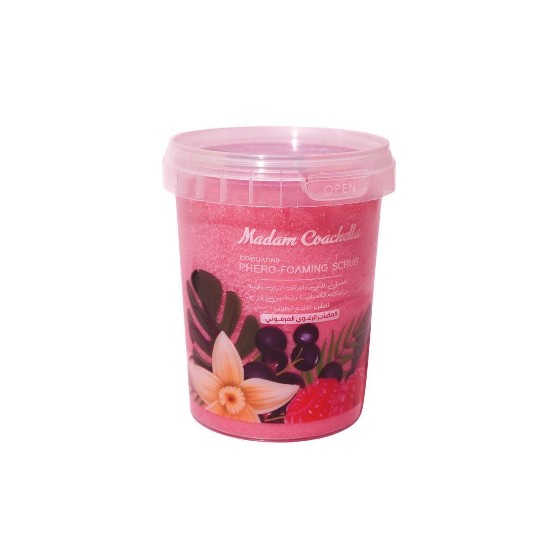 Madam Coachella Phero-Foaming Scrub - 500ml | مدام كوتشيلا سكراب مقشر للجسم فيرو فومينغ - 500 مل