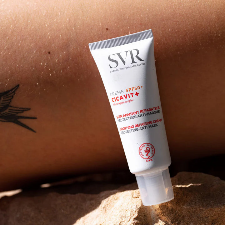 Cicavit Creme  Soothing Repairing cream Spf50 - 40ml | كريم سيكافيت  مرمم ومهدئ بعامل حماية 50 - 40 مل