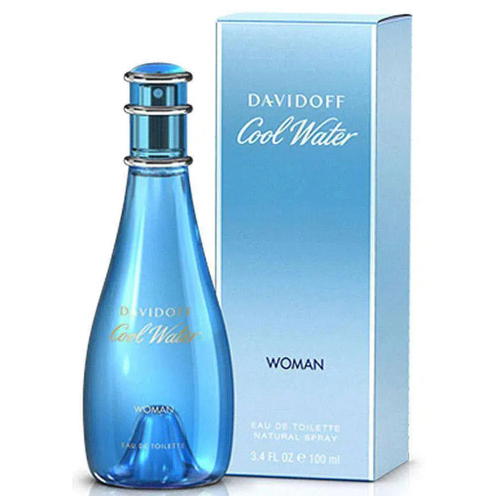 Davidoff Coolwater Women Eau De Toilette - 100ml | دافيدوف عطر  كول ووتر النسائي تواليت - 100مل