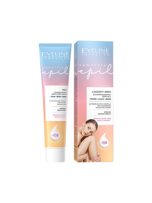EVELINE Mild Comprehensive Depilatory Cream - 125ml | ايفلين كريم ازالة الشعر - 125 مل