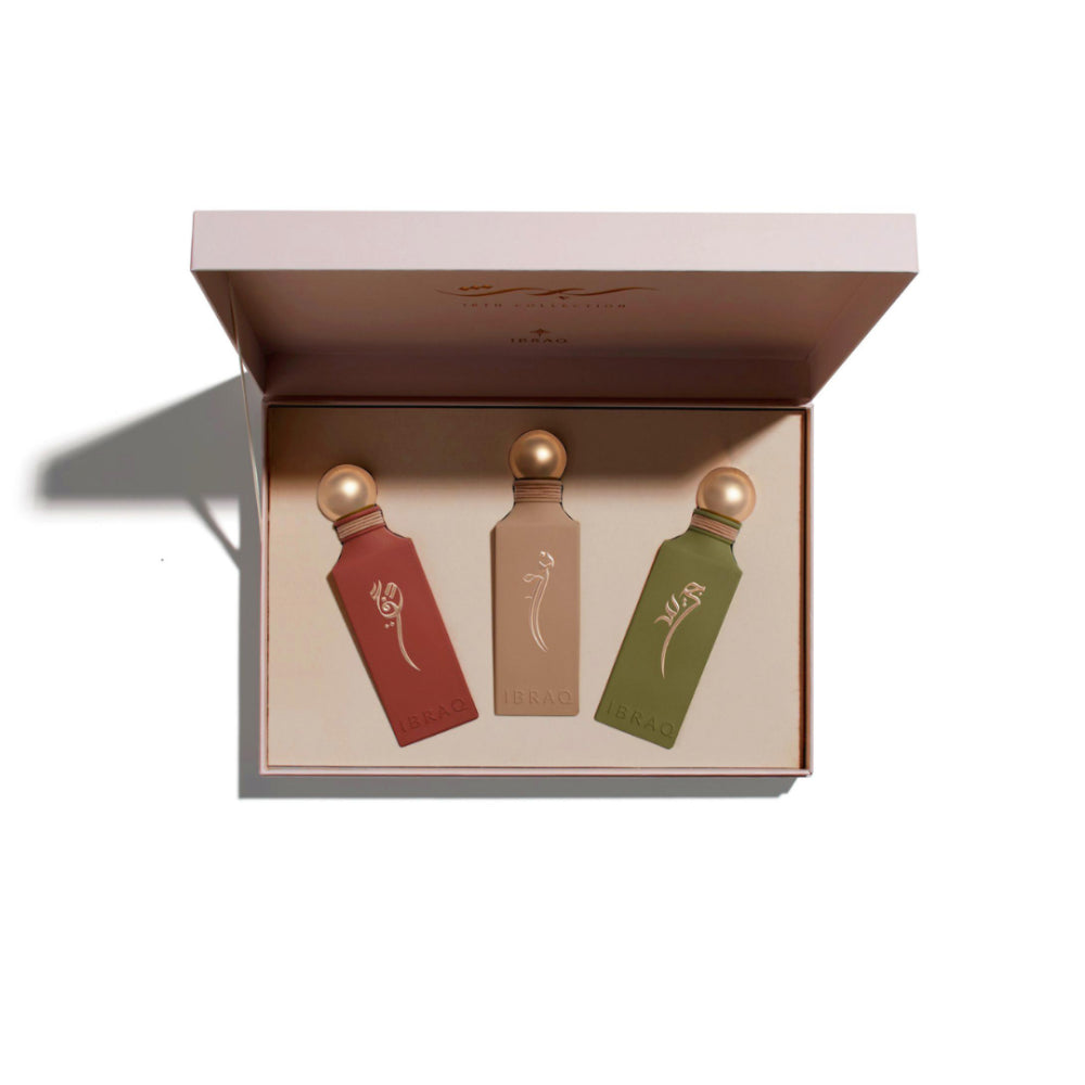 Ibrahim Al-Qurashi Irth Collection - 3x100ml |   مجموعة إرث دايموند من ابراهيم القرشي 3 × 100 مل