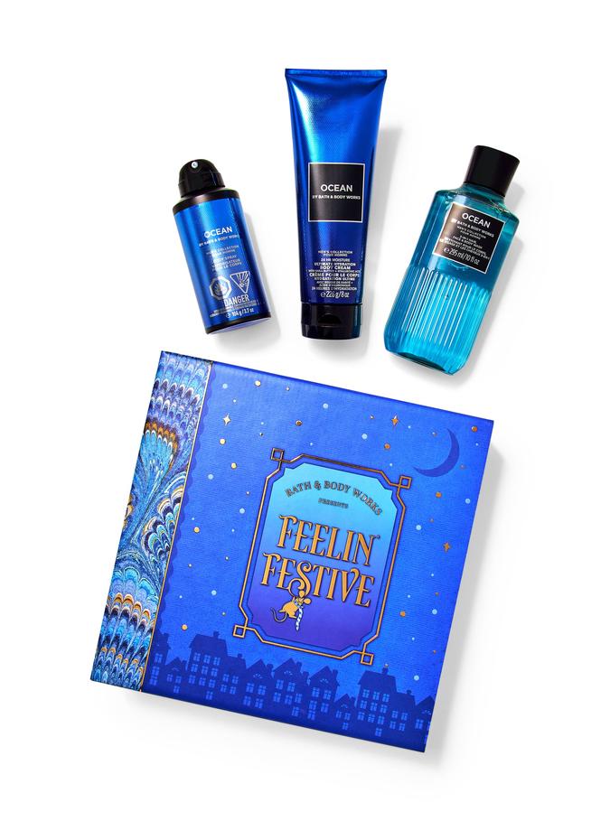Bath & Body Works Set 3pcs - Body wash295ml+Mist236ml+Body Lotion236ml | مجموعات باث اند بودي وركس 3 قطع - 295 مل + 236 مل + 236 مل