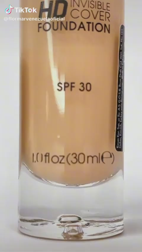 Flormar HD Invisible Cover Foundation - 30ml | فلورمار كريم الاساس - 30 مل