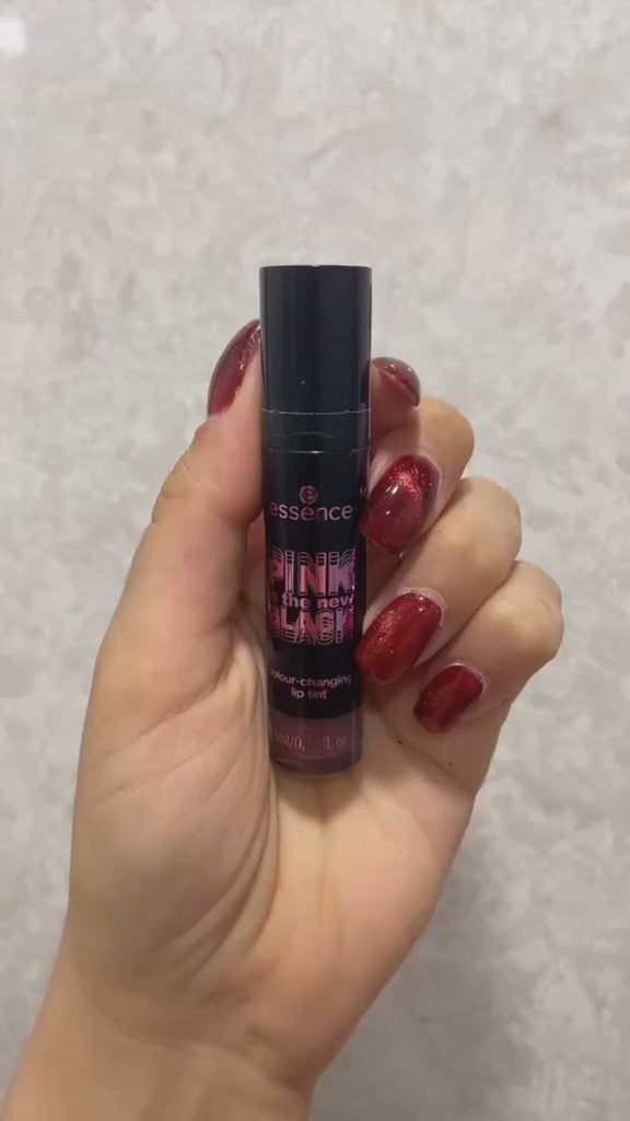 Essence Pink Is The New Black Lip Tint | ايسنس تنت متغير اللون للشفاه