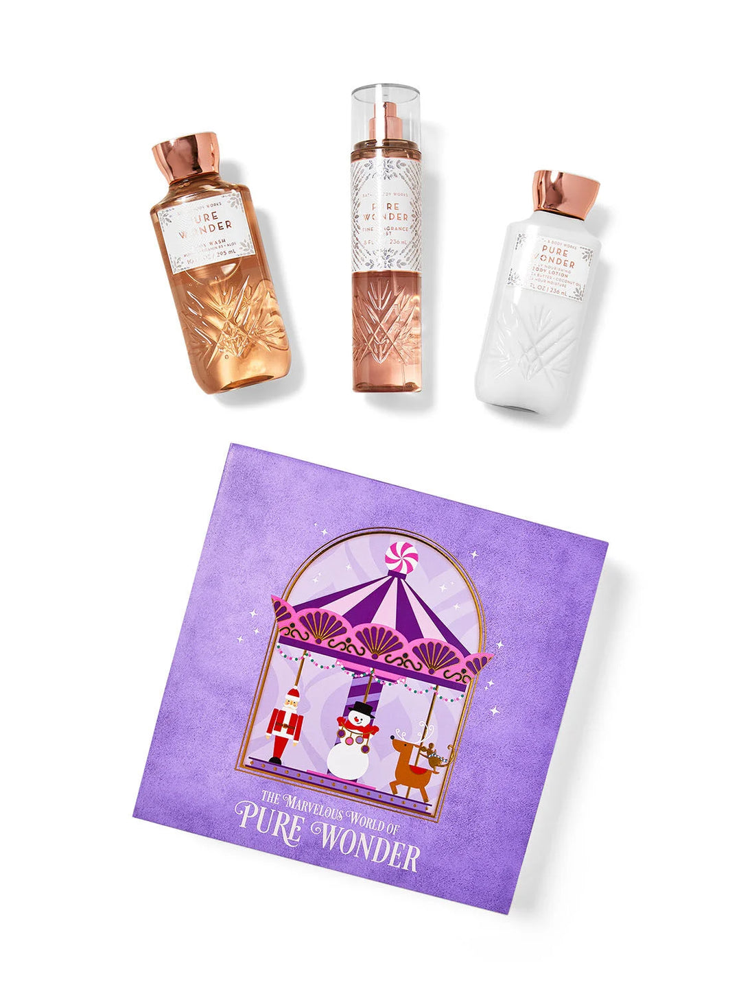 Bath & Body Works Set 3pcs - Body wash295ml+Mist236ml+Body Lotion236ml | مجموعات باث اند بودي وركس 3 قطع - 295 مل + 236 مل + 236 مل