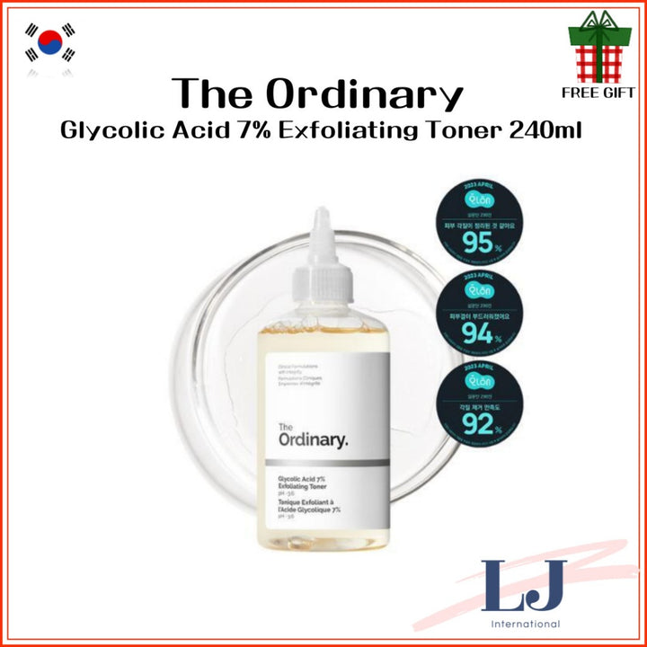The Ordinary Glycolic Acid 7% Exfolating Toner - 240ml | ذا اورديناري تونر الجليكوليك اسيد - 240 مل