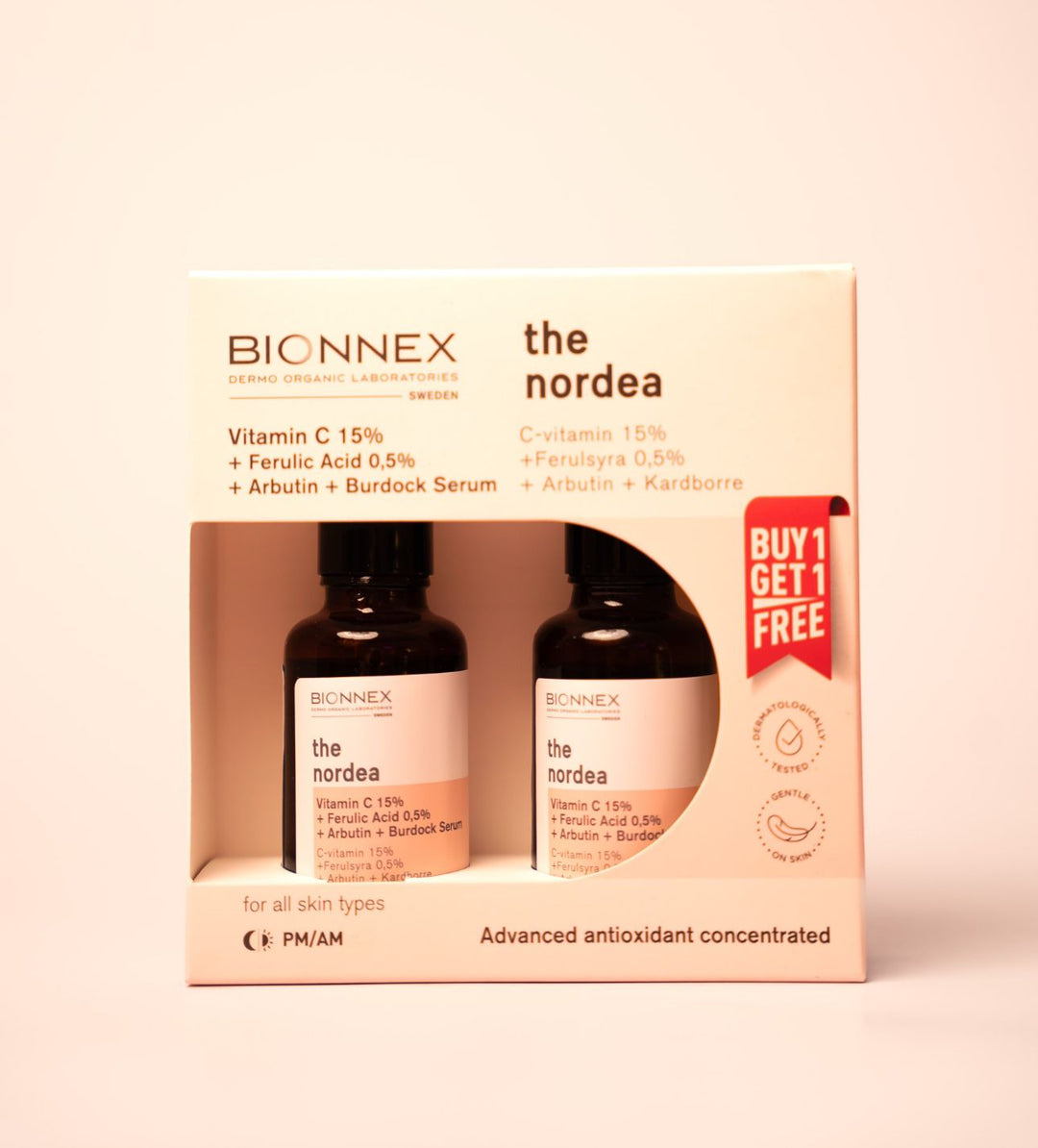 Bionnex The Nordea Vitamin C15% - 30ml | بايونيكس سيروم فيتامين سي بتركيز ١٥٪ - ٣٠ مل