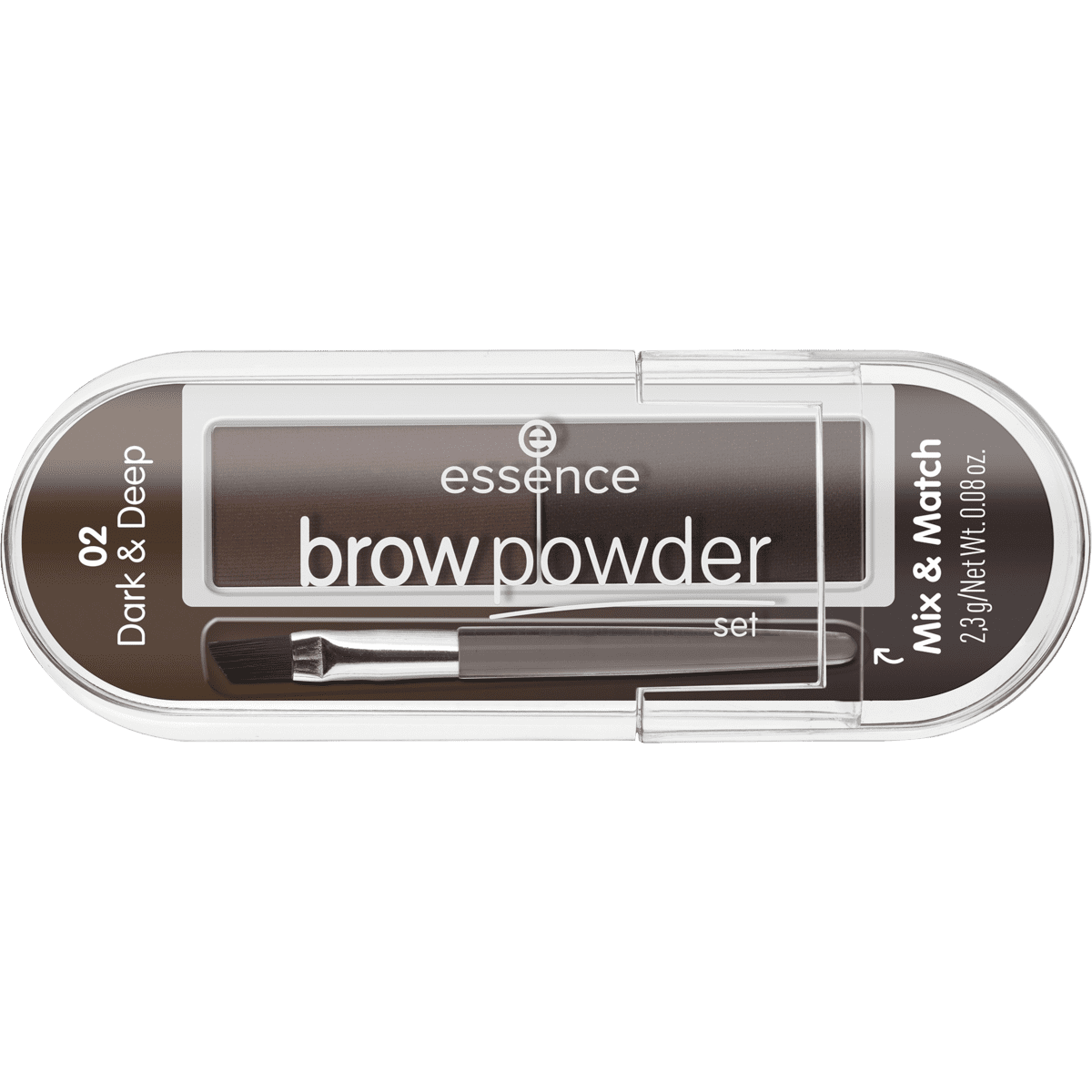 Brow Powder Set No. 02 Dark & Deep مجموعة بودرة الحواجب رقم 02 بني غ