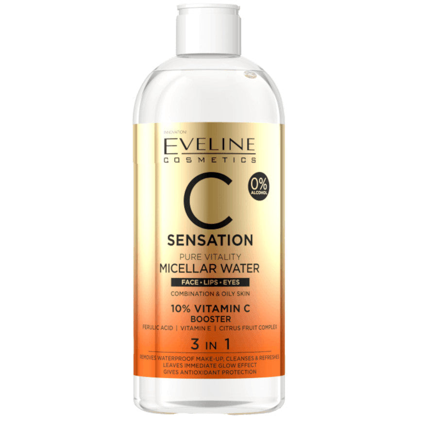 C Sensation Pure Vitality 3 In 1 Micellar Water - 400ml