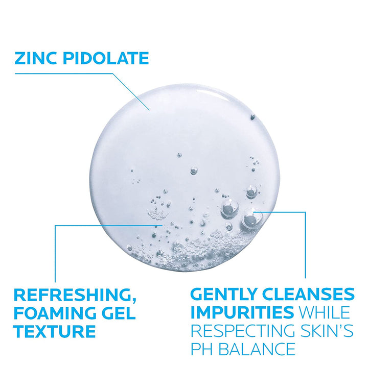 Effaclar Gel Facial Wash - 200 ml | Efficlar Foaming Gel Wash - 200 ml