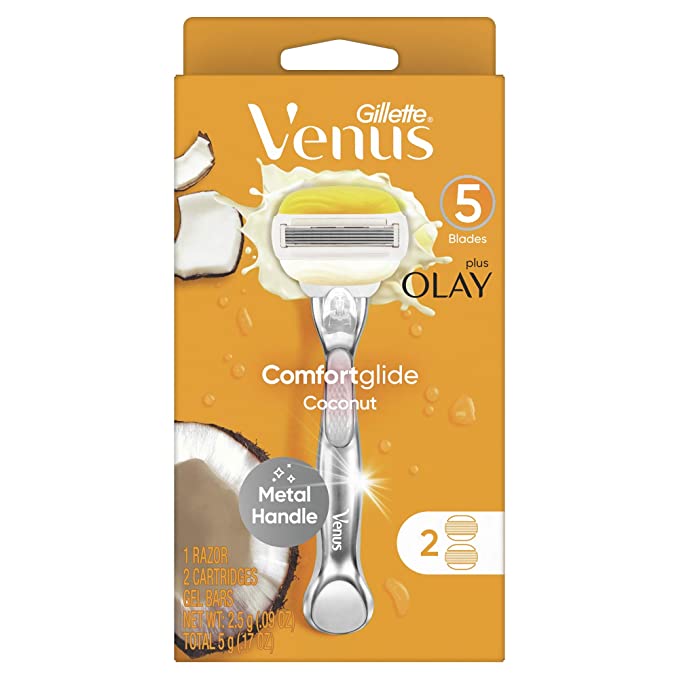 Venus Olay Coconut Handle + 2 Blades