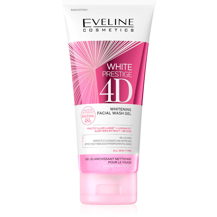White Prestige 4D Whitening Facial Wash Gel - 200ml