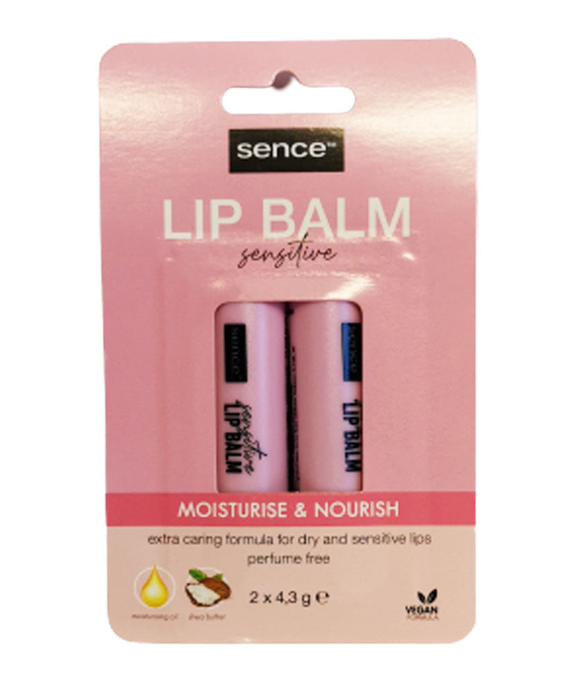 Lip Balm Twin Pack Sensitive 2x4. - 3gr