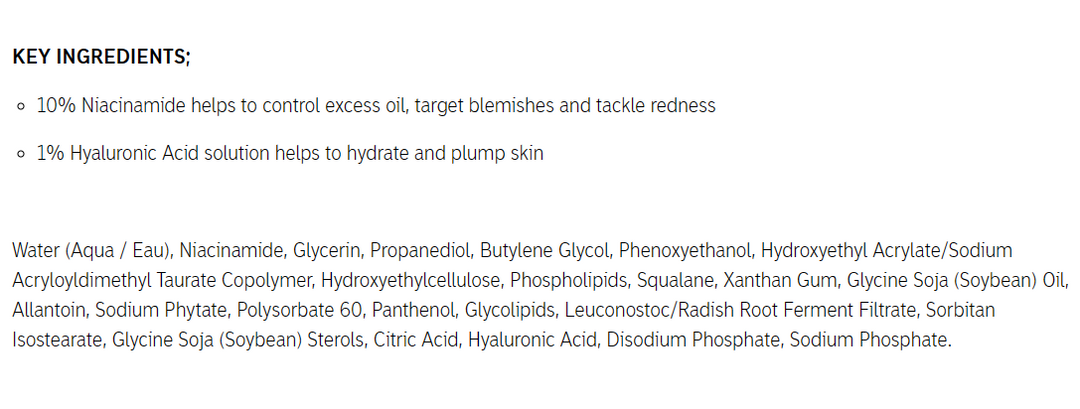 The Inkey List Niacinamide Serum For All - 30ml | ذا انكي ليست سيروم النياسيناميد للجميع - 30 مل