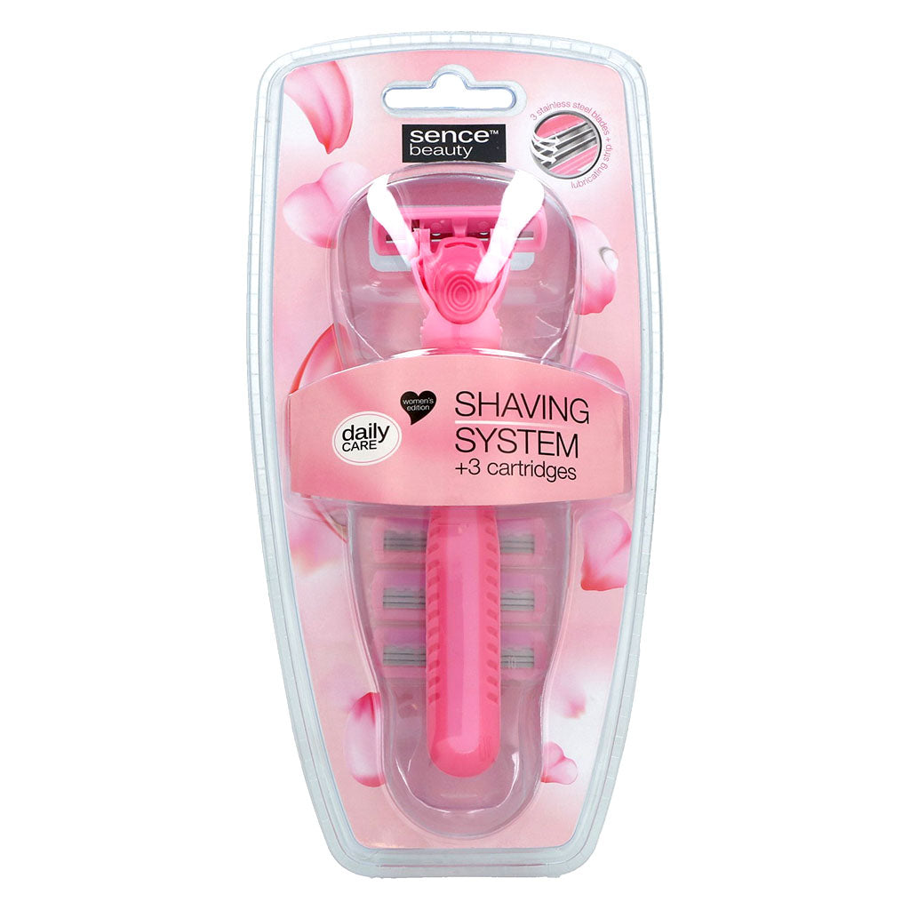 Sence Razors 1Pcs For Women + 3 Refills Triple Blades