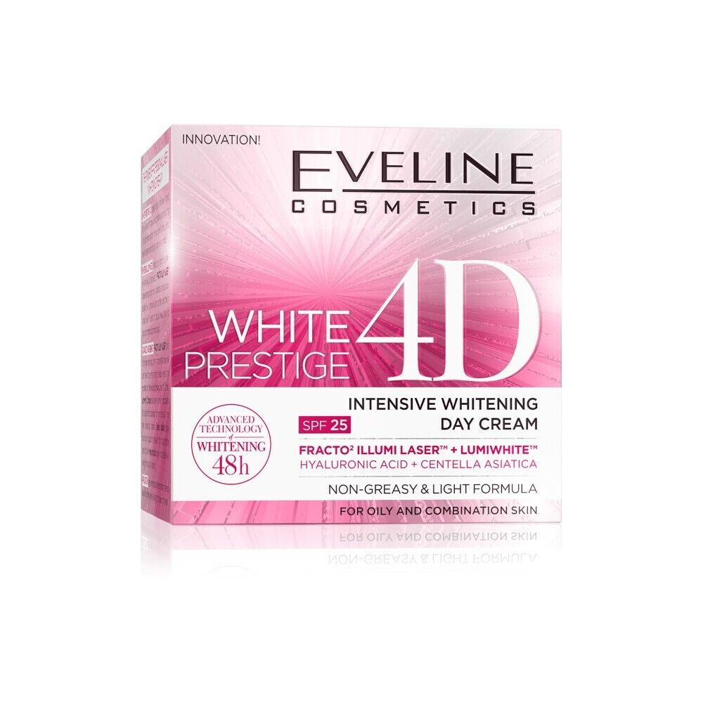White Prestige 4D Intensive Whitening Face Day Cream SPF 25 - 50ml