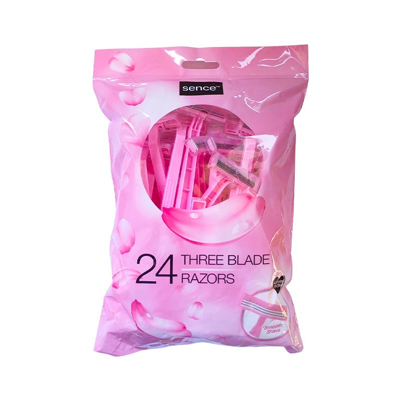 Three Blades Razors - 24pcs