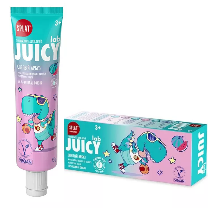 Splat Toothpaste For Children Juicy Lab - 55ml | سبلات معجون أسنان للأطفال - 55 مل