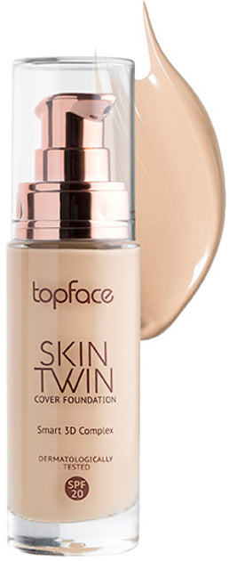 TopFace Skin Twin Cover Foundation - 32 ml| توب فيس كريم أساس -32 مل