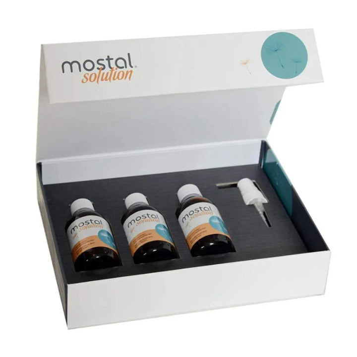 derma Pella Mostal Solution Offer Kit - 3x50ml | ديرما بيلا محلول لعلاج الصلع الوراثي - 3x50 مل