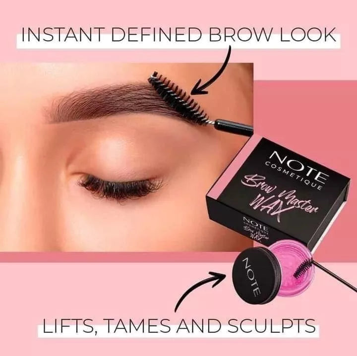 NOTE Brow Master Wax Extra Hold - 50ml | نوت جل لتصفيف الحواجب اكسترا هولد - 50 مل
